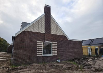 Metselwerk 10 woningen Nunspeet