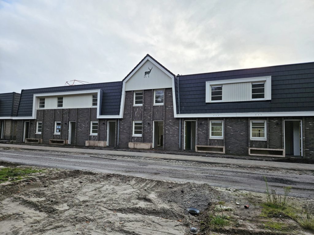 Metselwerk 22 woningen Nunspeet